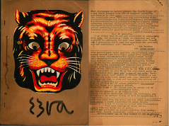 Ezra zine cover, Bombay Poets, India