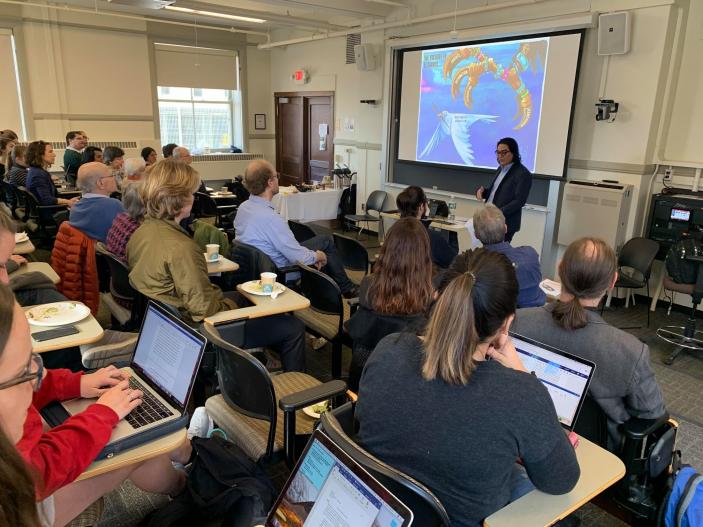 Photo of a LASP Seminar Series Lecture in 2019