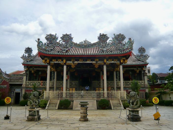 This Chinese clan house in Penang demonstrates the dominance of Chinese culture there.