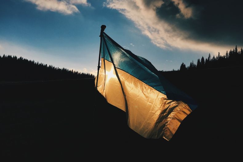 national flag of Ukraine