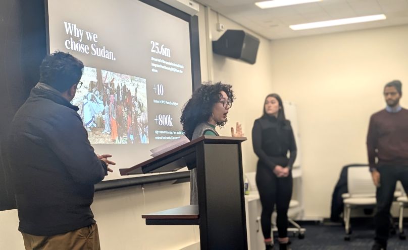 Kathryn McGinnis, Basim Ali, Yangzom Tenzin, and Esam Boraey