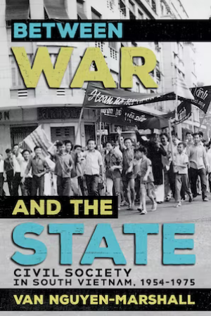 The cover of the book "Between War and the State"