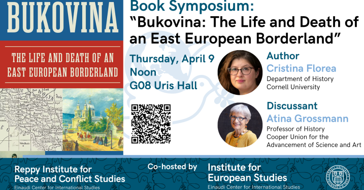 Book Symposium: "Bukovina: The Life and Death of an East European Borderland"