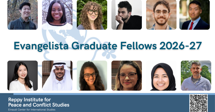 Evangelista Fellows 2026-27