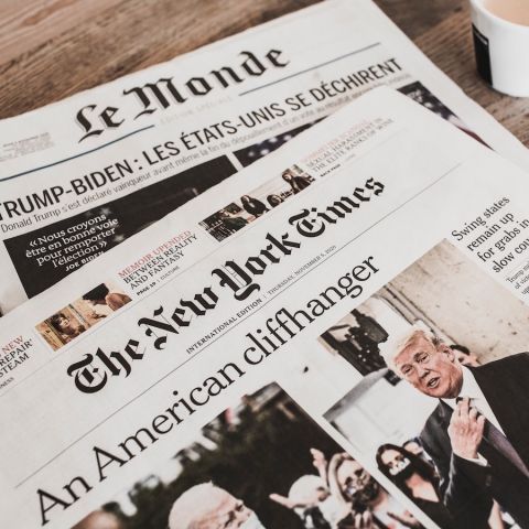 International newspapers from Thursday, November 5, 2020 – Le Monde and New York Times
