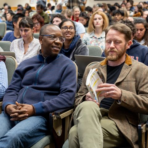 Audience at Lund debate 2025